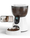 Automatic Cat Feeder With Camera, 1080P HD Video, Night Vision, 5G WiFi, 2-Way Audio, 10s Voice Recorder, Low Food & Blockage