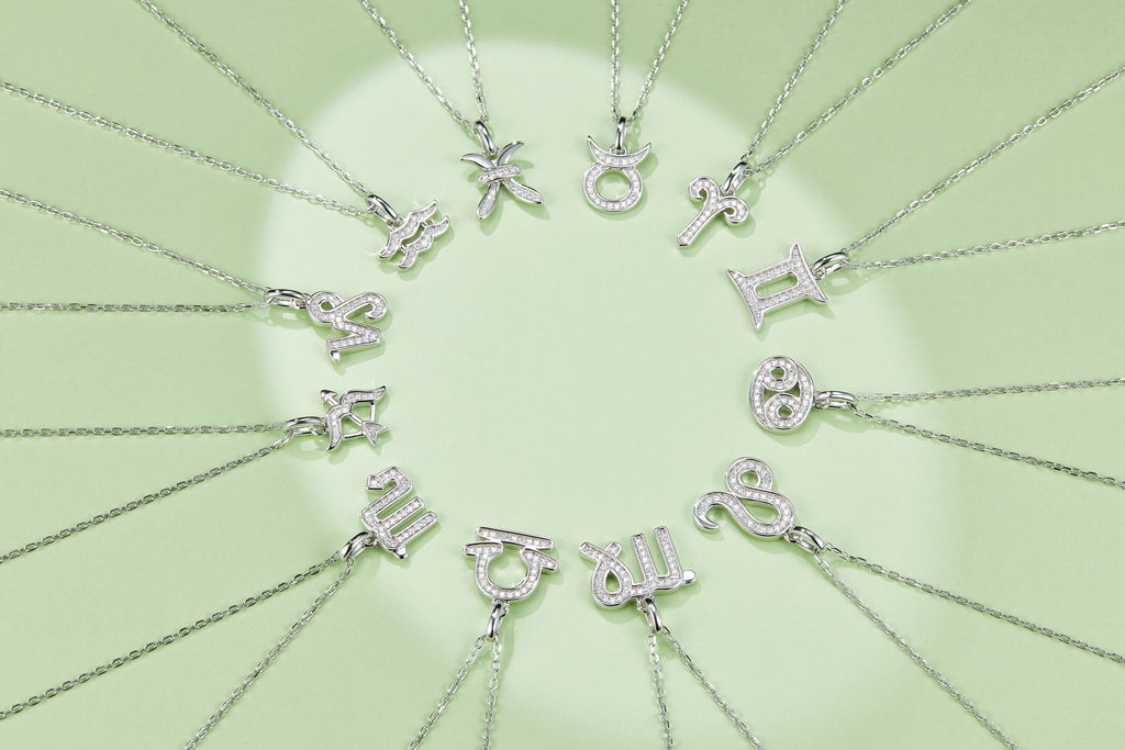 12 Zodiac Signs - Cancer, Set With Top-quality Moissanite, Luxurious And Fashionable Light Luxury Trend Jewelry, Silver Necklace, Pendant S925, Silver-plated Platinum