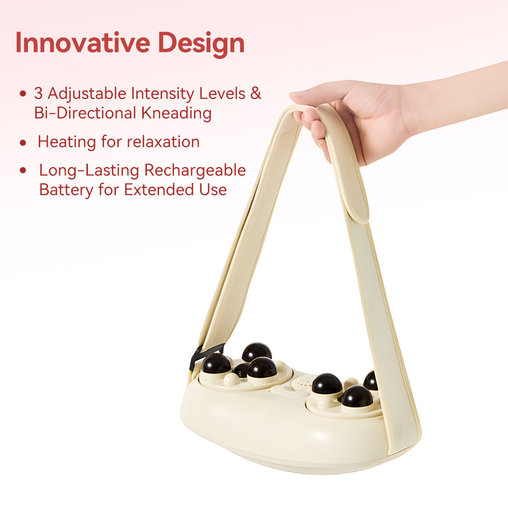Smart Heating Massager  Human Hand Simulation Abdominal Massager  Red Light Heat Therapy Portable Home Use Ideal Gift Choice