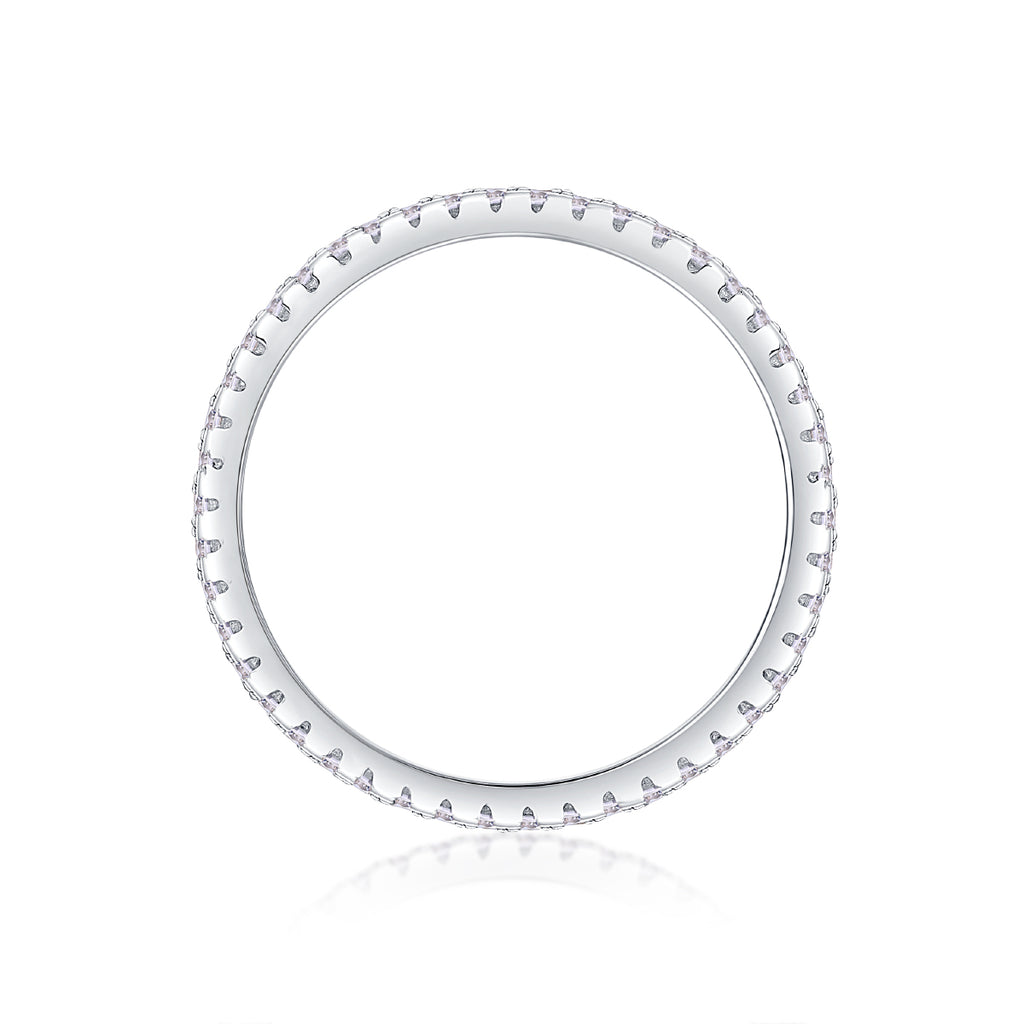 1Square Diamond Arrangement, Double Array Diamonds, Luxury Fashion Moissanite Silver Ring Prohibit TikTok sales