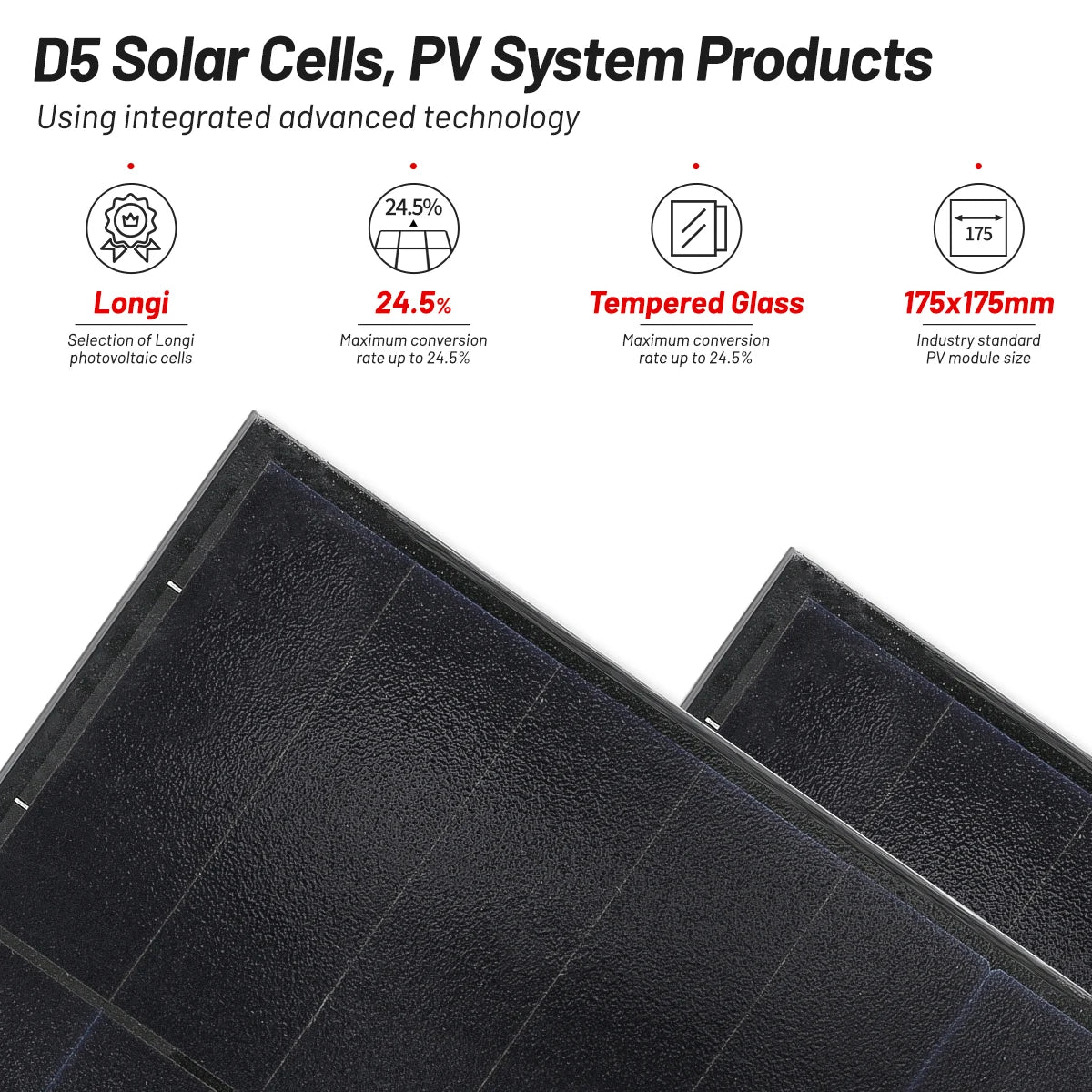Mini Solar Panel 5W 6V Cell Module Photovoltaic Board Outdoor DIY 175mmx175mm Solar Charging Pane for Battery Charger With Wire
