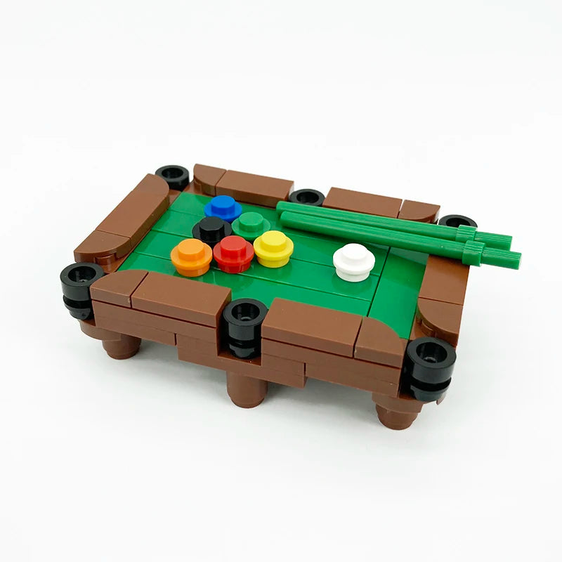 MOC House Furniture Building Blocks City Kitchen Accessories DIY Toys Bed Sofa Piano Bricks Parts Toys for Kids Boys Gifts