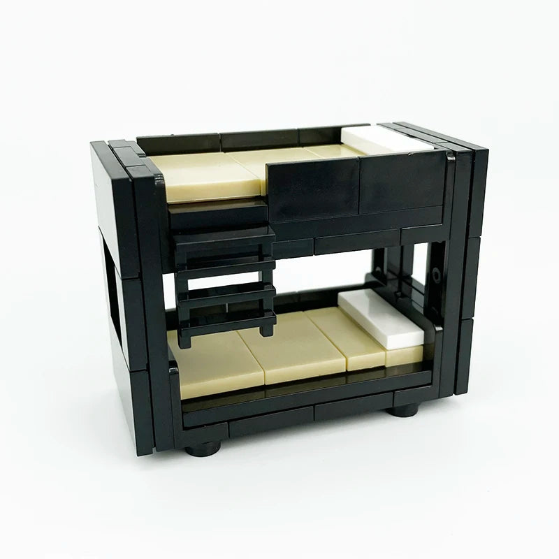 MOC House Furniture Building Blocks City Kitchen Accessories DIY Toys Bed Sofa Piano Bricks Parts Toys for Kids Boys Gifts