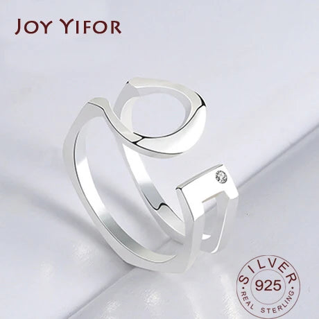 Trendy Bijoux Women BFCLUB  Silver Color  Ring Jewelry for Double"X" Cross Statement Ring Bague anillos Silver Fine Jewelry