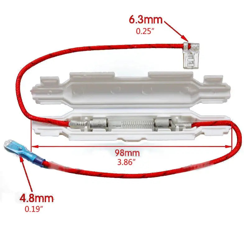 5KV 0.75A 750mA High Voltage Fuse for Microwave Ovens Universal Fuse Holder Microwave Ovens Parts