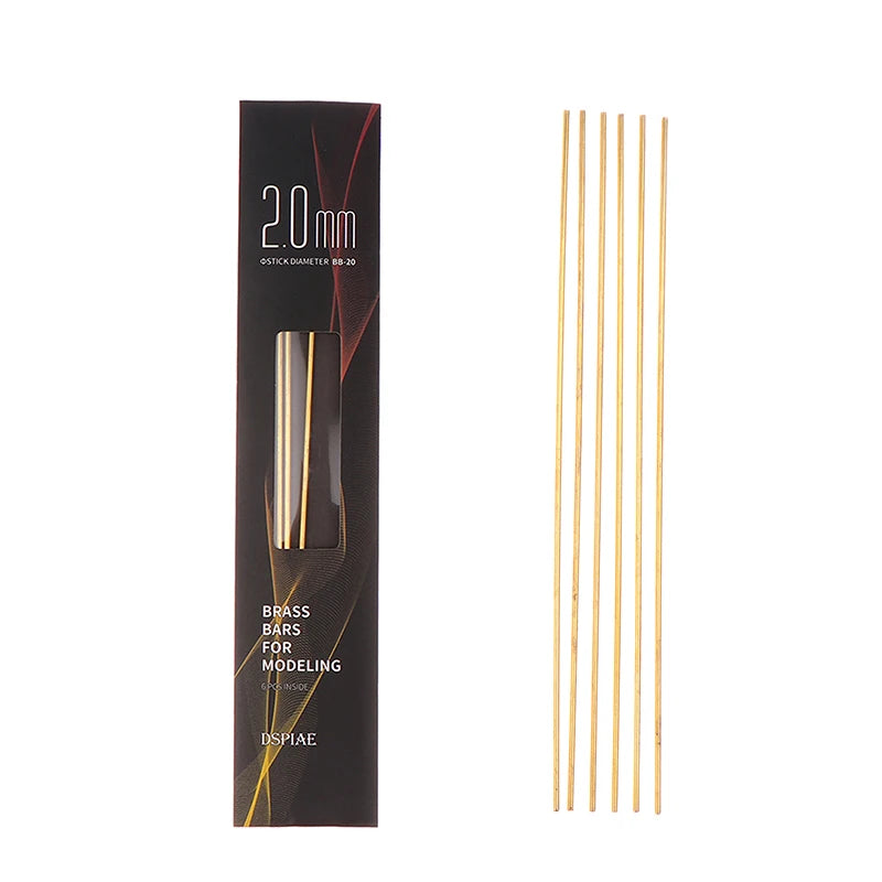 1Box 0.5mm-3.0mm BB Series Brass Rod Model Building Tools Fixing Rod For Model DIY Accessories