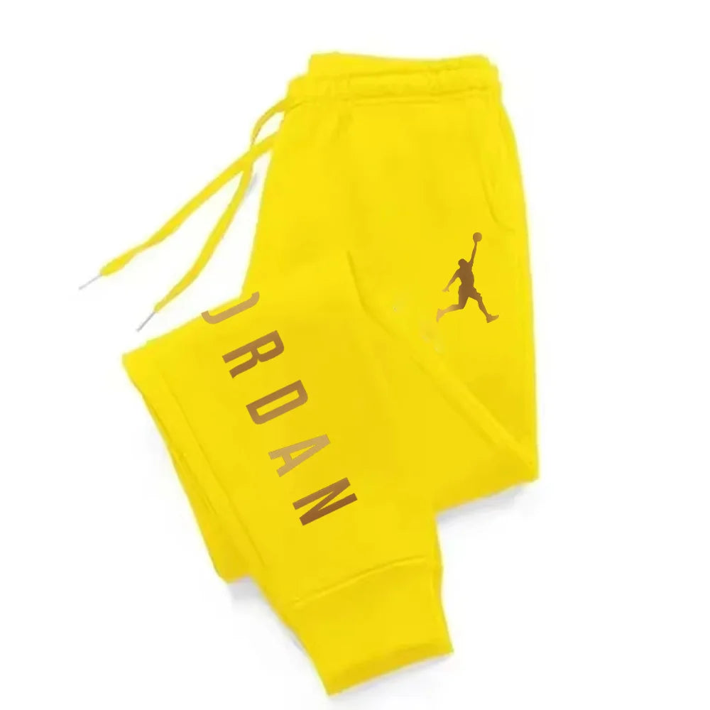 25 Autumn/Winter Trendy Letter Print Harajuku Versatile Daily Outdoor Running Fitness Casual Loose Comfortable Men Sports Pants