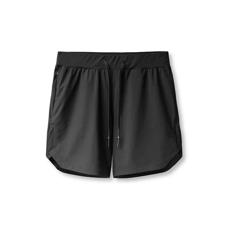 2024 Summer New Gym Jogging Exercise Shorts Men's Sports Fitness Quick-Drying Multiple Pockets Running Shorts Men's Sweatpants