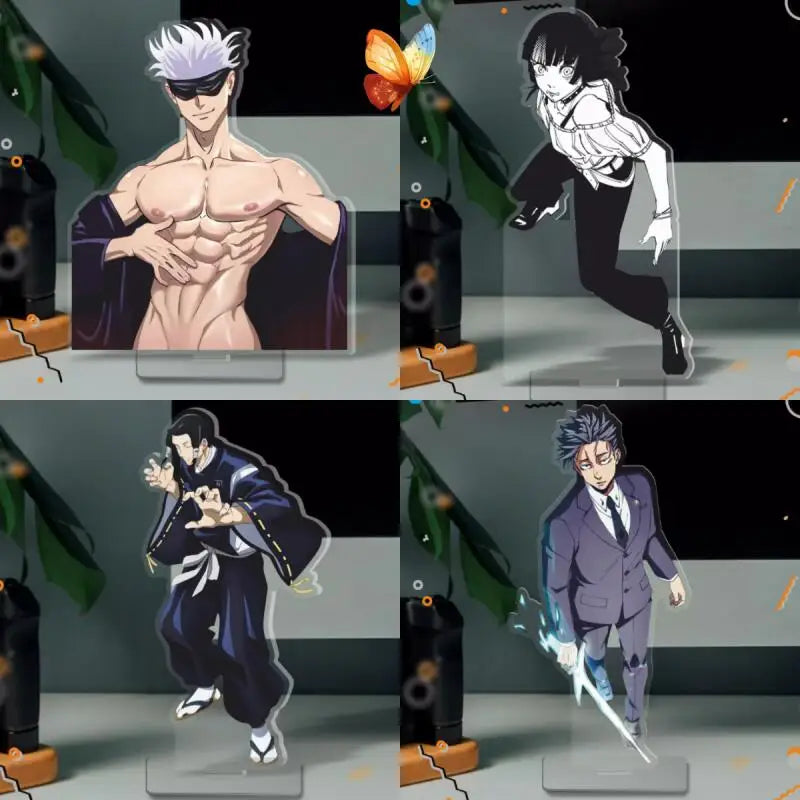Acrylic Standee for Jjk Satoru Gojo Shoko Ieiri Noritoshi Kamo Hiromi Higuruma Anime Cartoons Acrylic Stand Desktop Decoration