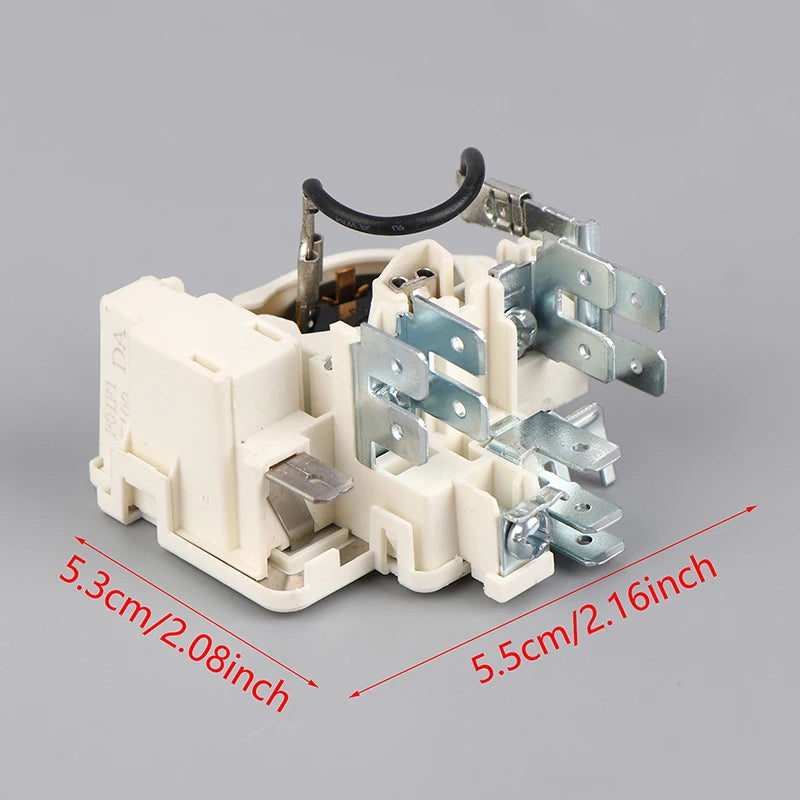 Compressor PTC Starter QP3-15/C Universal Relay Overload Protector for Frestec Refrigerator-freezer Replacement