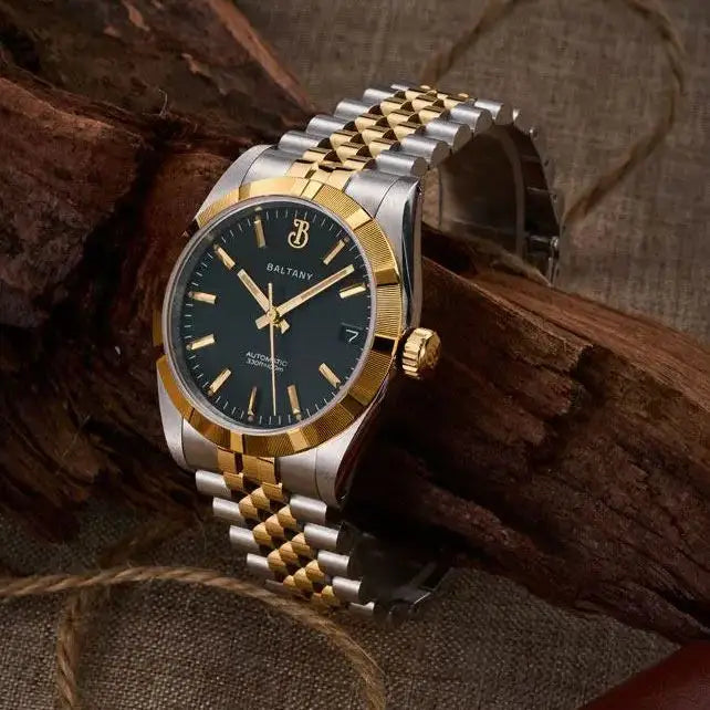 Baltany Men Automatic Watch 36mm Mechaical Wristwatch Sapphire Mirror 10ATM Waterproof  Luminous NH35