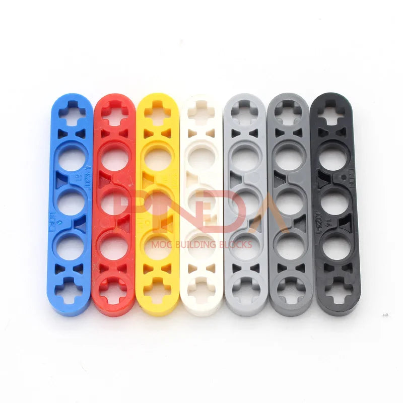 10PCS Assembles Particles 11478 1x5 Bolt Hole Arm (Thin) Bricks Building Blocks DIY Replaceable Parts Toys For Children Gifts