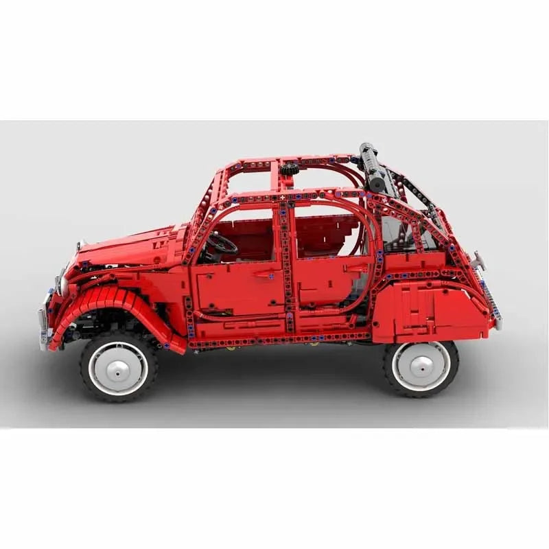 Classic Racing 2CV MOC-152745/152785 Car Building Block Toy Model Assembly Puzzle Toy Birthday Gift Christmas Gift for Kids