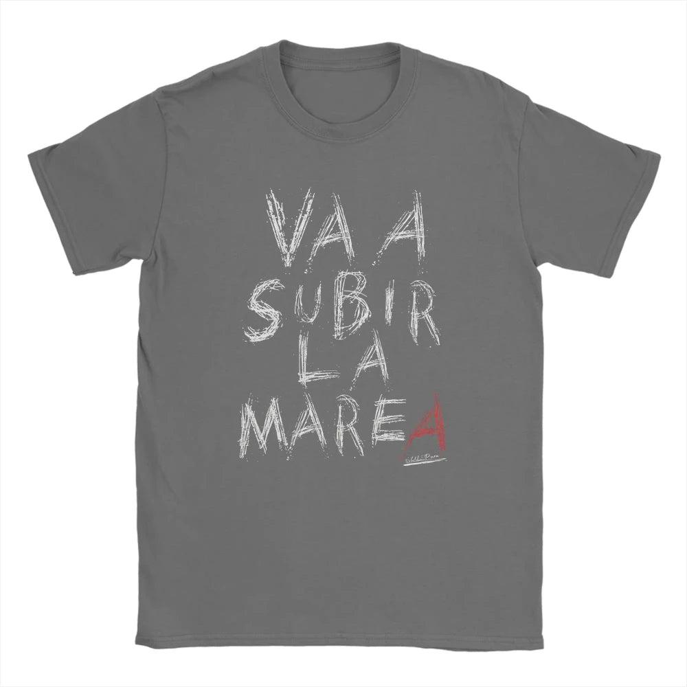 Robe Extremoduro Songs in Spanish T-Shirt Novelty T Shirts Man's Cotton O Neck Oversize Top Tees Short-Sleeve Streetwear Tshirts
