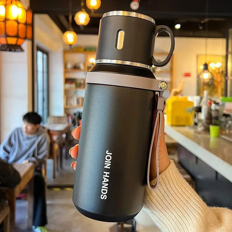 Large Capacity Stainless Steel Tumbler Mug Vacuum Flasks Insulated Coffee Cup Travel Thermos Cups Thermal Water Bottle for Tea