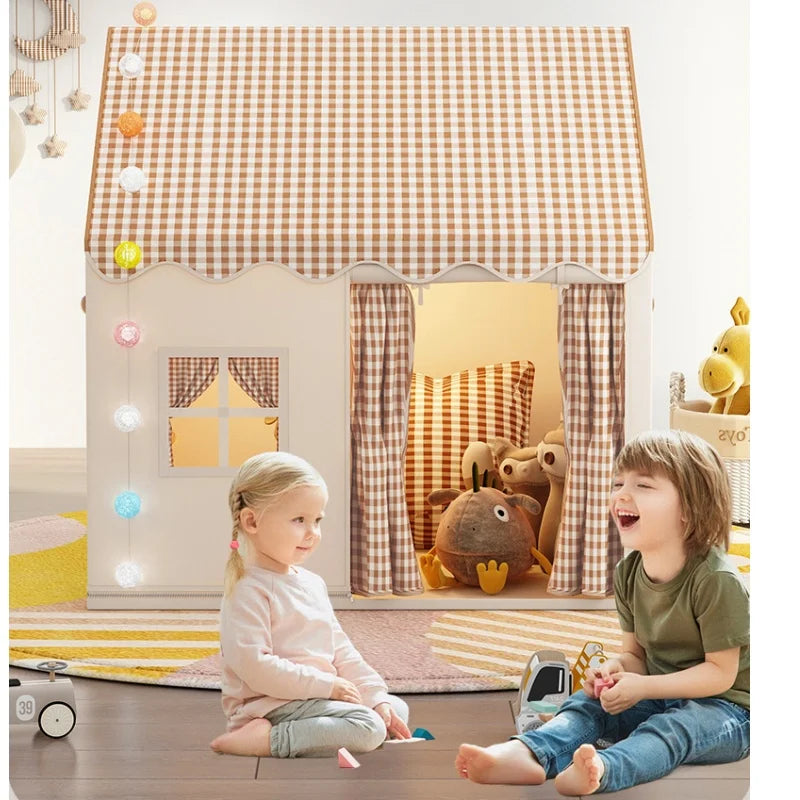 Children's Tent Folding Kids Play Tent Castle For Boy Girl Baby Room Decor Indoor Interaction Games Kid Gifts Toy Tents