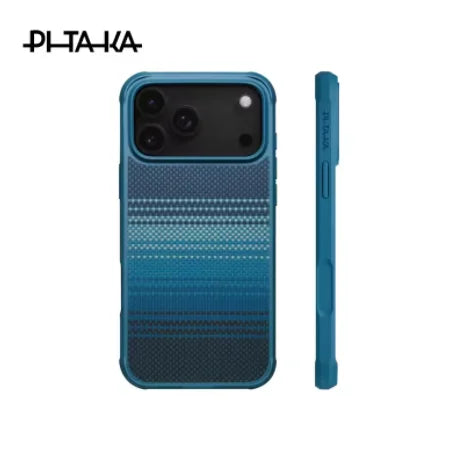 PITAKA Carbon Fiber Shell iPhone 17 Pro Max Kevlar Wireless Charging Rear Cover Shell iPhone 17 Pro Max/17 Pro Anti Drop Version