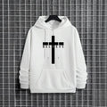 Jesus Cross Printed Men Hoodies Urban Casual Streetwear Fashion Hooded Sweatshirt Male Trendy 2026 Autumn Winter Hoody Outerwear