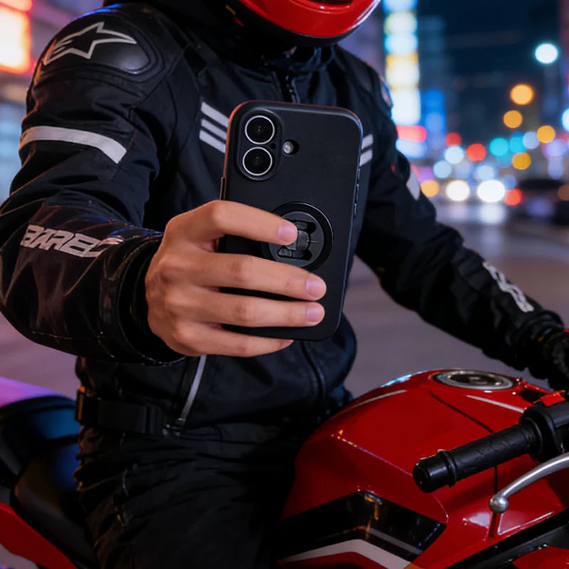Phone holder Mobile Phone Case for iPhone 17 17Pro 17Air  17ProMax Motorcycle/Bike Moto Mount Cell Phone Cover Shockproof Case