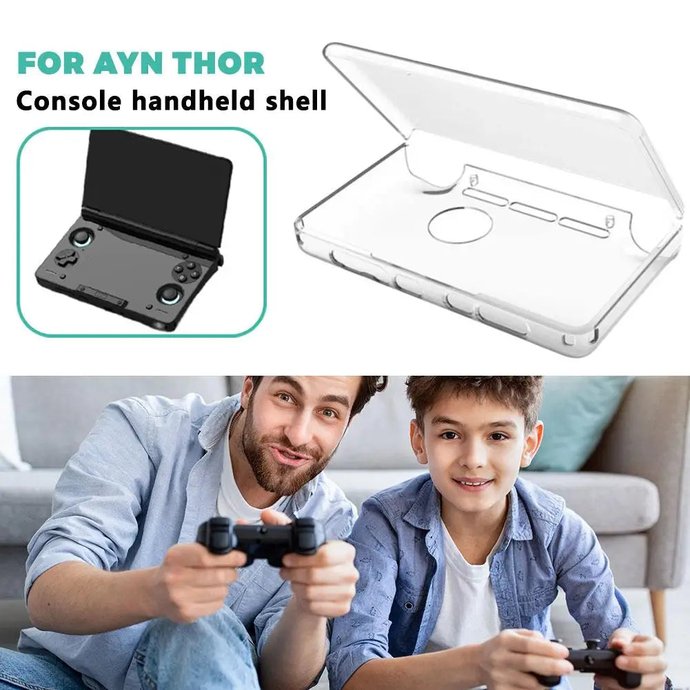 New For AYN THOR Game Console TPU Case Antifall Full Protective Original THOR Clear Case Shell Grip