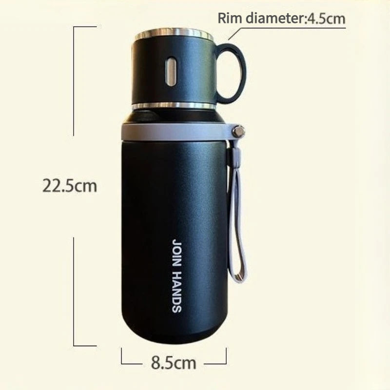 Large Capacity Stainless Steel Tumbler Mug Vacuum Flasks Insulated Coffee Cup Travel Thermos Cups Thermal Water Bottle for Tea