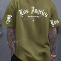2025 LOS ANGELES  Print Mens  Jersey T-shirt Man Short Sleeve Sport Football T-Shirt  PLUS size round neck Tees Men Clothing