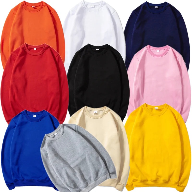 Casual Sweatshirts Men/Women Hoodies 2022 Pullover Streetwear Solid Hoodie Hiphop Basic hoodie