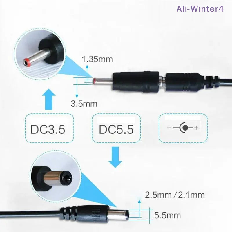 USB Boost Converter DC 5V To 9V 12V USB Step-up Converter Cable + 3.5x1.35mm Connecter For Power Supply/Charger/Power Converter