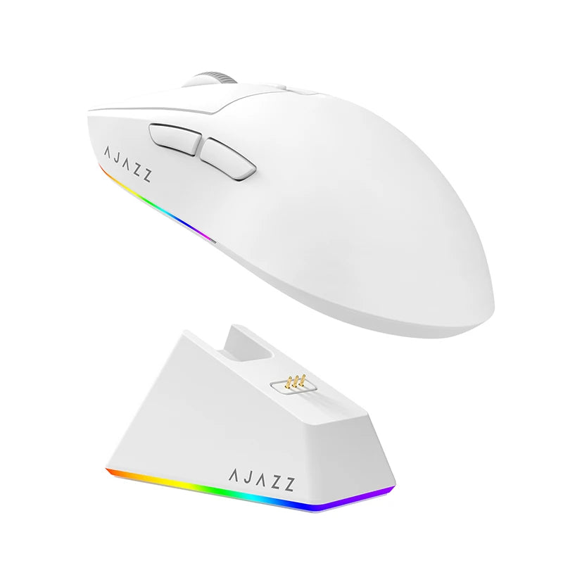 AJ139-V2-MC Tri-mode Wired/2.4GHz /BT Wireless Gaming Mouse with Dock PAW3311 Gaming Chipset 12000DPI Max