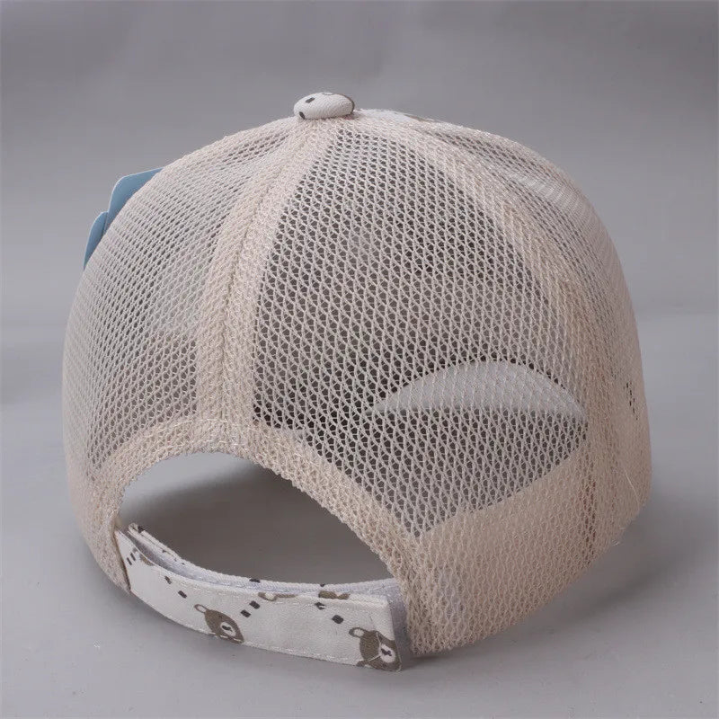 New Summer Kids Boy Girl Cap Cute Cartoon Baseball Cap Snapback Spring Baby Fashion Hip Hop Cap Sun Hat  For 3 to 10 Years old
