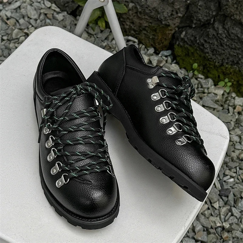 High Quality Leather Shoes for Men Fad Designer Business Party Casual Mens Shoes Trend Platform Sneakers for Mens Zapatos Hombre