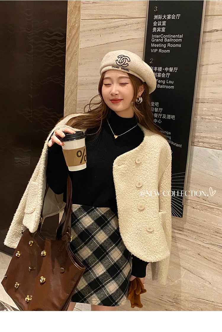 Women's Turtleneck Sweater Winter 2026 Retro with Velvet Lining Thickened Inner Wear Thermal Knitting Bottoming Shirt Pullovers