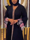 Abayas For Women Dubai Luxury 2025 African Muslim Fashion Dress Caftan Marocain Evening Party Dresses Boubou Robe Djellaba Femme