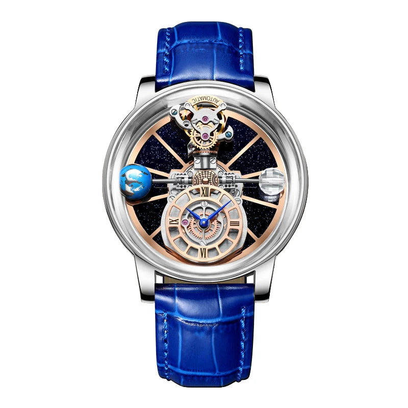 HAEMMER 2025 new top brand luxury fashion casual business quartz watch astronomy waterproof watch Relogio Masculino+Box