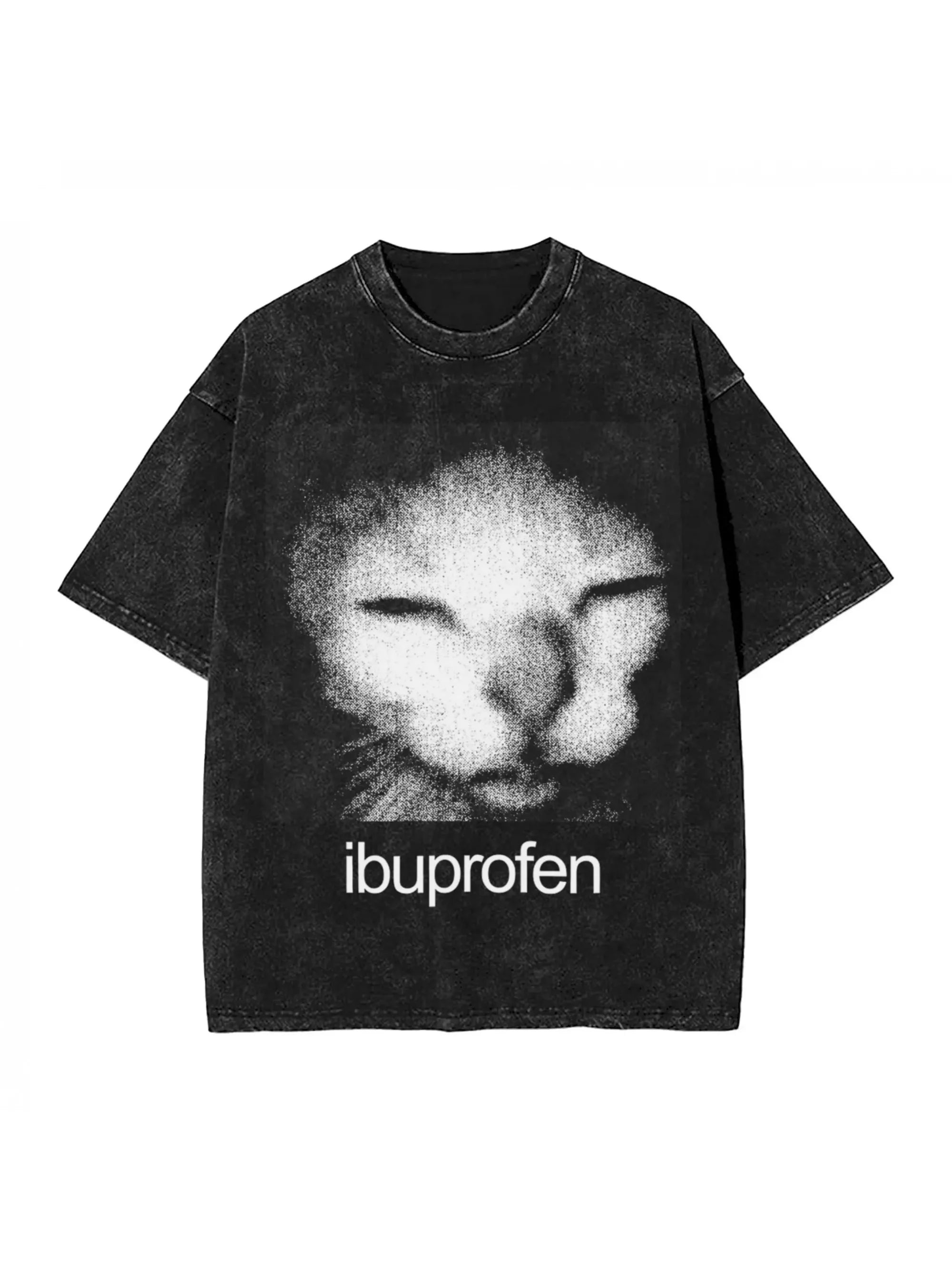 Summer Men Cat Expression T-Shirt 100% Cotton Casual and Loose Fit Suitable for Both Men and Women Street Hip-hop Retro Style