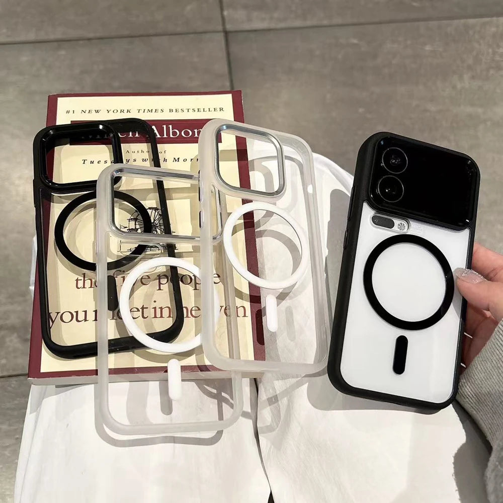 For Xiaomi 17 Pro Max Case HD Transparent Shockproof Magnetic Charging Case TPU PC Cover For Xiaomi Mi 17