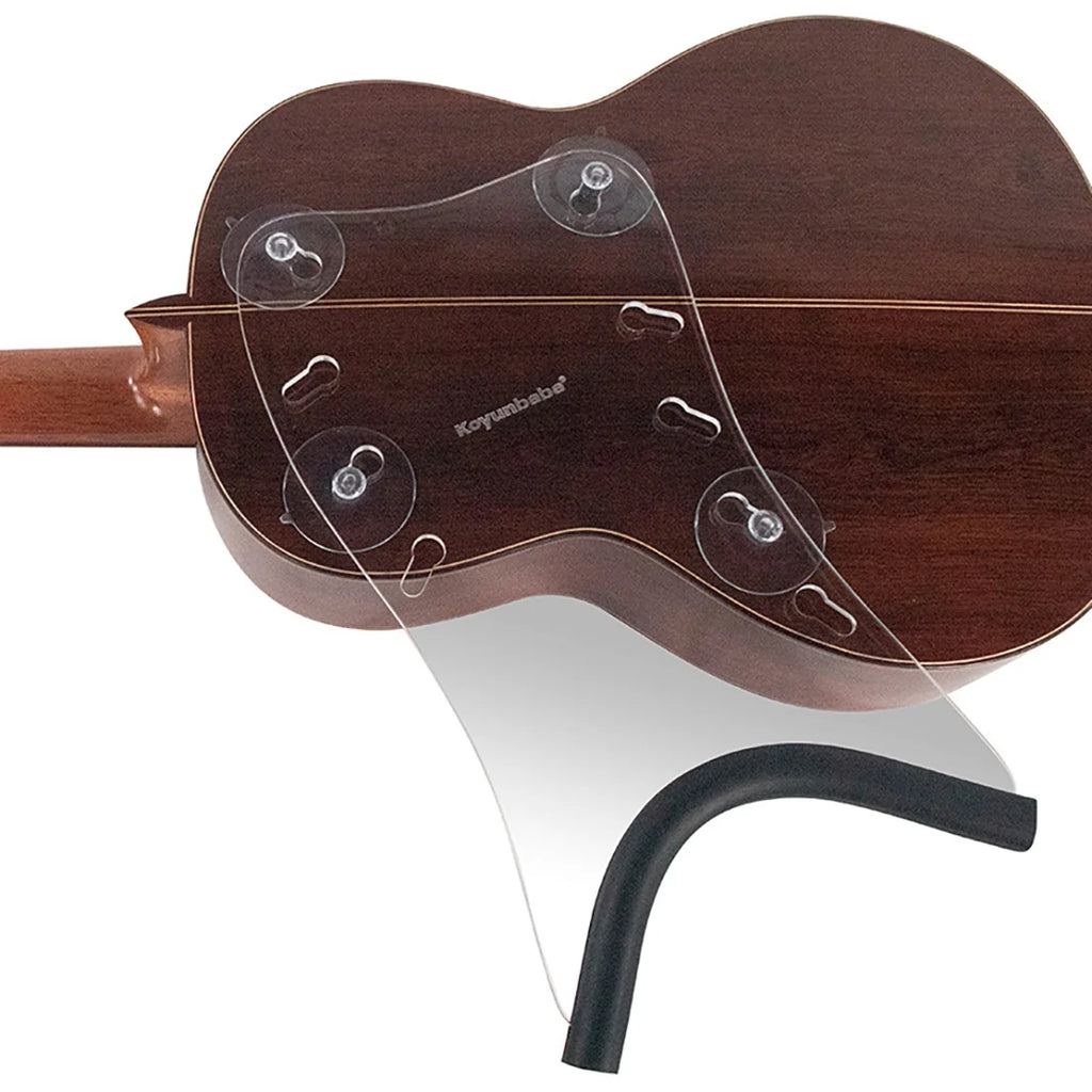 A88M Koyunbaba Guitar Support Back Suction Streamliner Stand for Ukulele/Classical Flamenco Acoustic Guitar Play Left or Right C