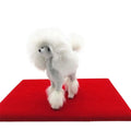 Dog Photography Props Plush Toys Home Decoration Crafts Gift Simulation Dog Poodle Figurines Desk Ornaments Miniature Figurines
