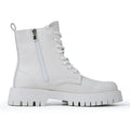 Fashion White Boots For Men New British Style Platform Motorcycle Boots Good Quality Casual Men’s High Top Leather Shoes Punk