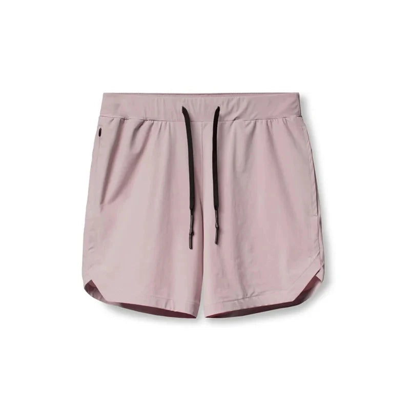2024 Summer New Gym Jogging Exercise Shorts Men's Sports Fitness Quick-Drying Multiple Pockets Running Shorts Men's Sweatpants