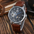 9898 Store Orient Series Sports Mechanical Automatic Unisex Watch Sun, Moon, and Stars World Time Full Function