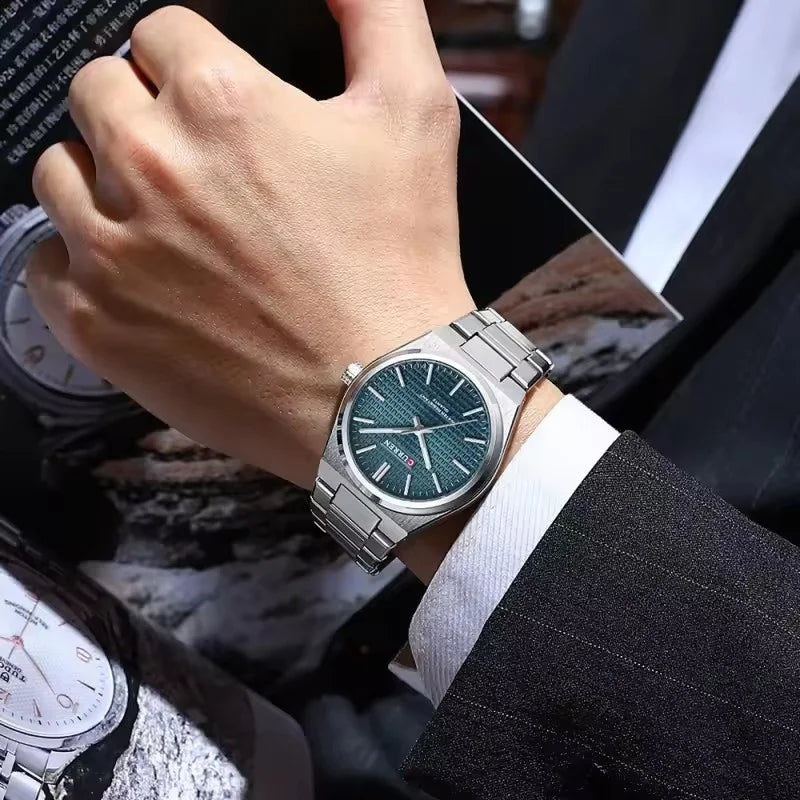 CURREN 8439 Top Brand Men's Watch Luxury Business Waterproof Stainless Steel Military Quartz Men's Watches relógios masculino