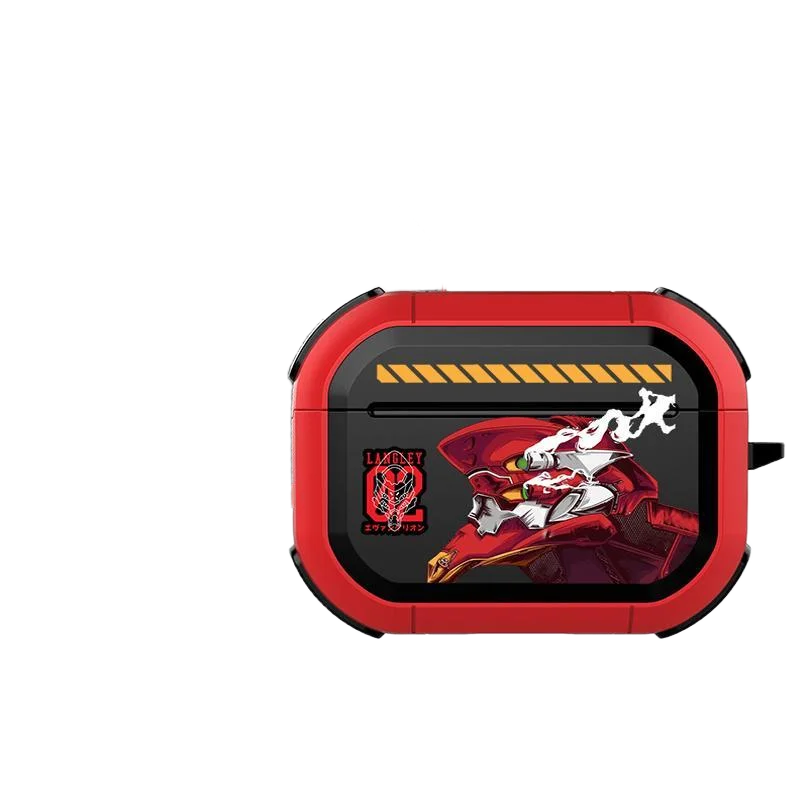 NEON GENESIS EVANGELION EVA-01 TEST TYPE AirPods Pro 1 2 3 4th Gen Earphone Cover Creative High Value Cartoon Earphone Case