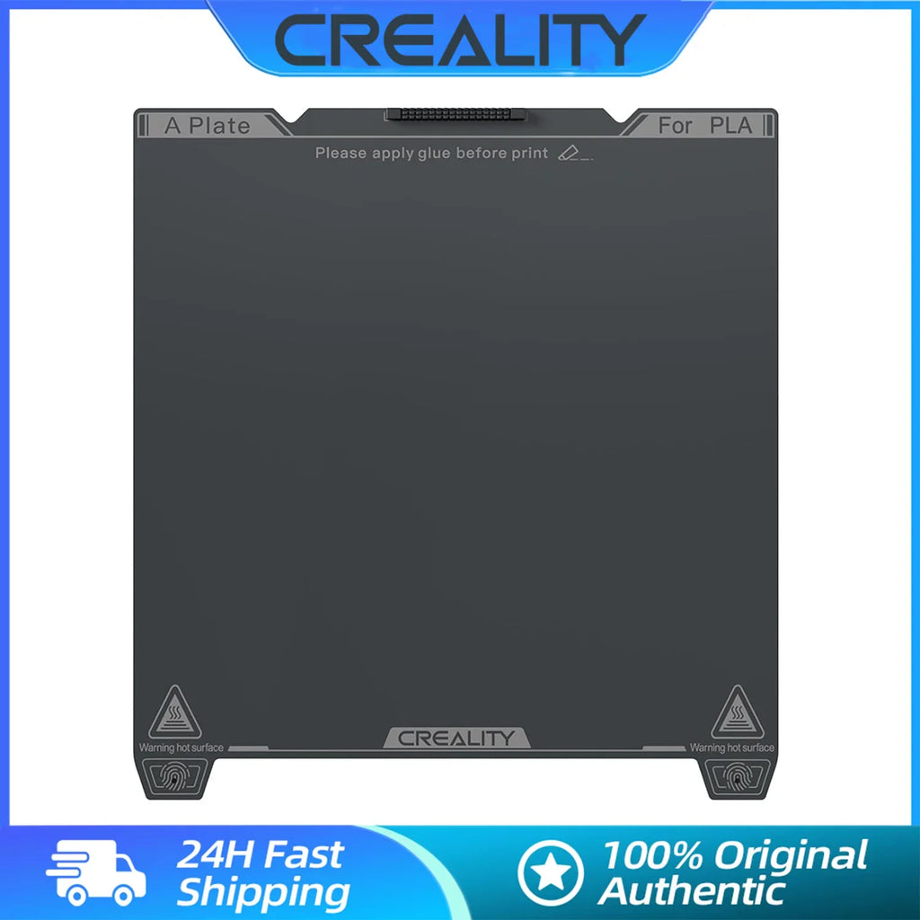 Creality K1C Smooth PEI Build Plate Kit 3D Printer Heat and Wear Resistance Spring Steel Plateform Print Bed with Wipe Nozzle