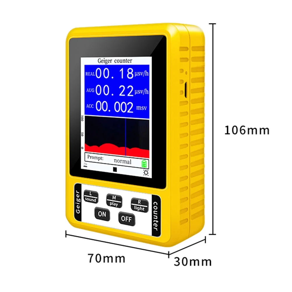 XR3 BR-9C Digital Nuclear Radiation Detector Electromagnetic Radiation Test Accessories X-ray Gamma Beta Radiation Detector
