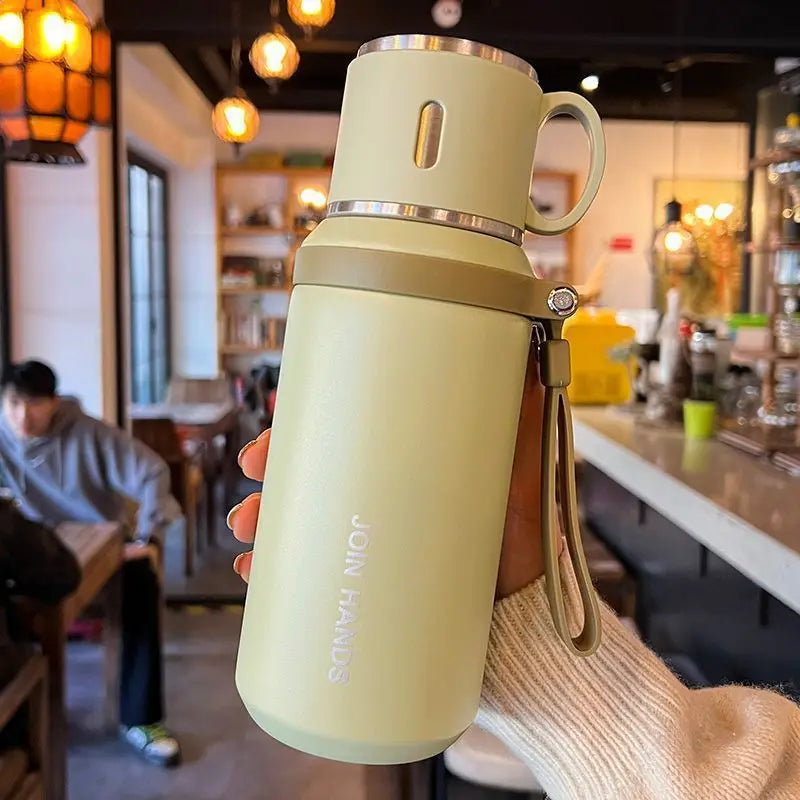Large Capacity Stainless Steel Tumbler Mug Vacuum Flasks Insulated Coffee Cup Travel Thermos Cups Thermal Water Bottle for Tea