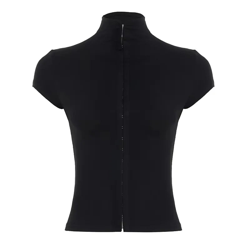 Gothic Y2K retro short slimming T-shirt street trend slimming sexy and fashionable Harajuku high Street popular hot girl style