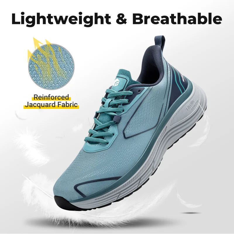 Fitville Walking Shoes For Men Wide Design Sneakers Cushioned Tennis Running Shoe With Arch Support For Plantar Fasciitis Relief