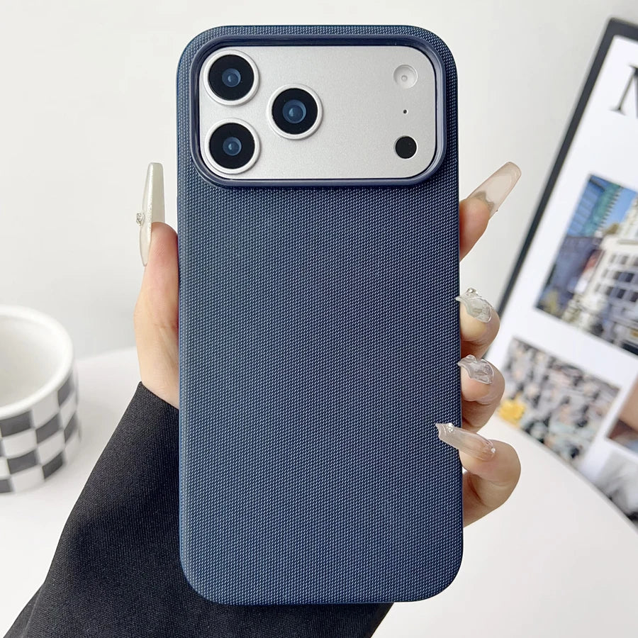 Tech Woven Magnetic Adsorption Phone Case for Iphone 17 Air 16 15 14 13 Pro Max TechWoven for Magsafe Wireless Charge Cover