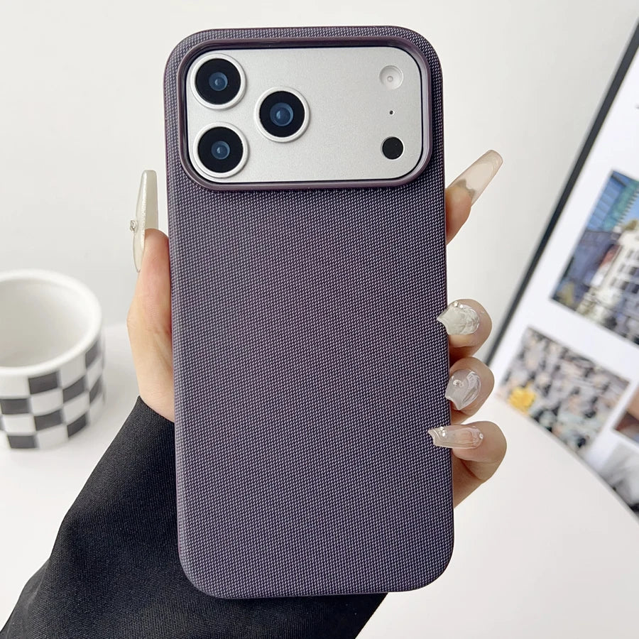 Tech Woven Magnetic Adsorption Phone Case for Iphone 17 Air 16 15 14 13 Pro Max TechWoven for Magsafe Wireless Charge Cover